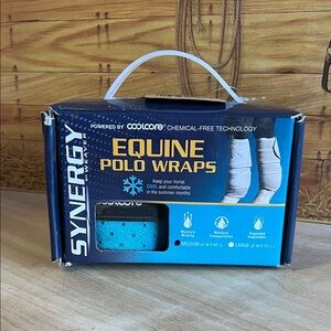 Blue Equine Polo Wraps